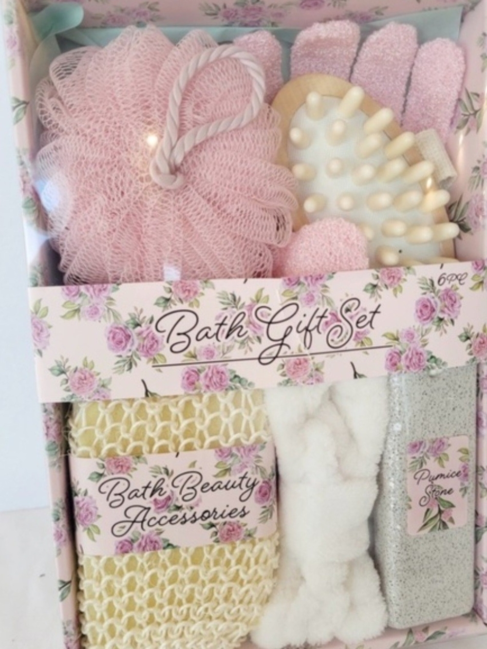 6 Pc Bath Gift Set
